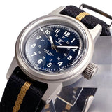 Miyota8215 PT5000 Pilot Watch Tandorio TD135M 36MM Small Military 20ATM Domed Sapphire  Vintage Field Dial