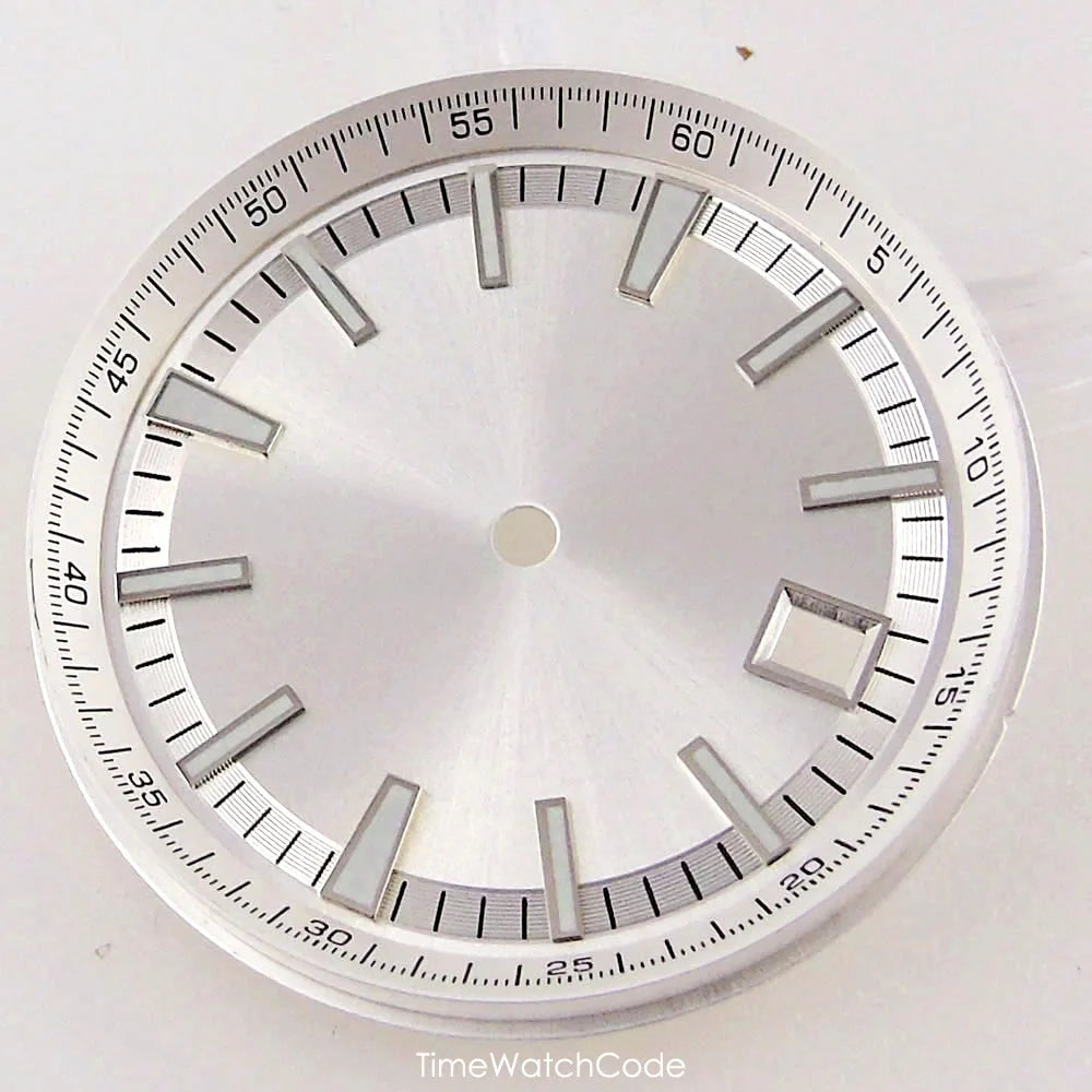 33mm Luminous Watch Dial for Overseas Men Watch Modified Accessories Fit for NH35 NH36 NH38 4R35 4R36 Automatic Movement