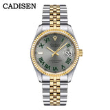 CADISEN C8211 Dayjust Dress Watch 38mm Miyota 8215 AR Sapphire 5Bar