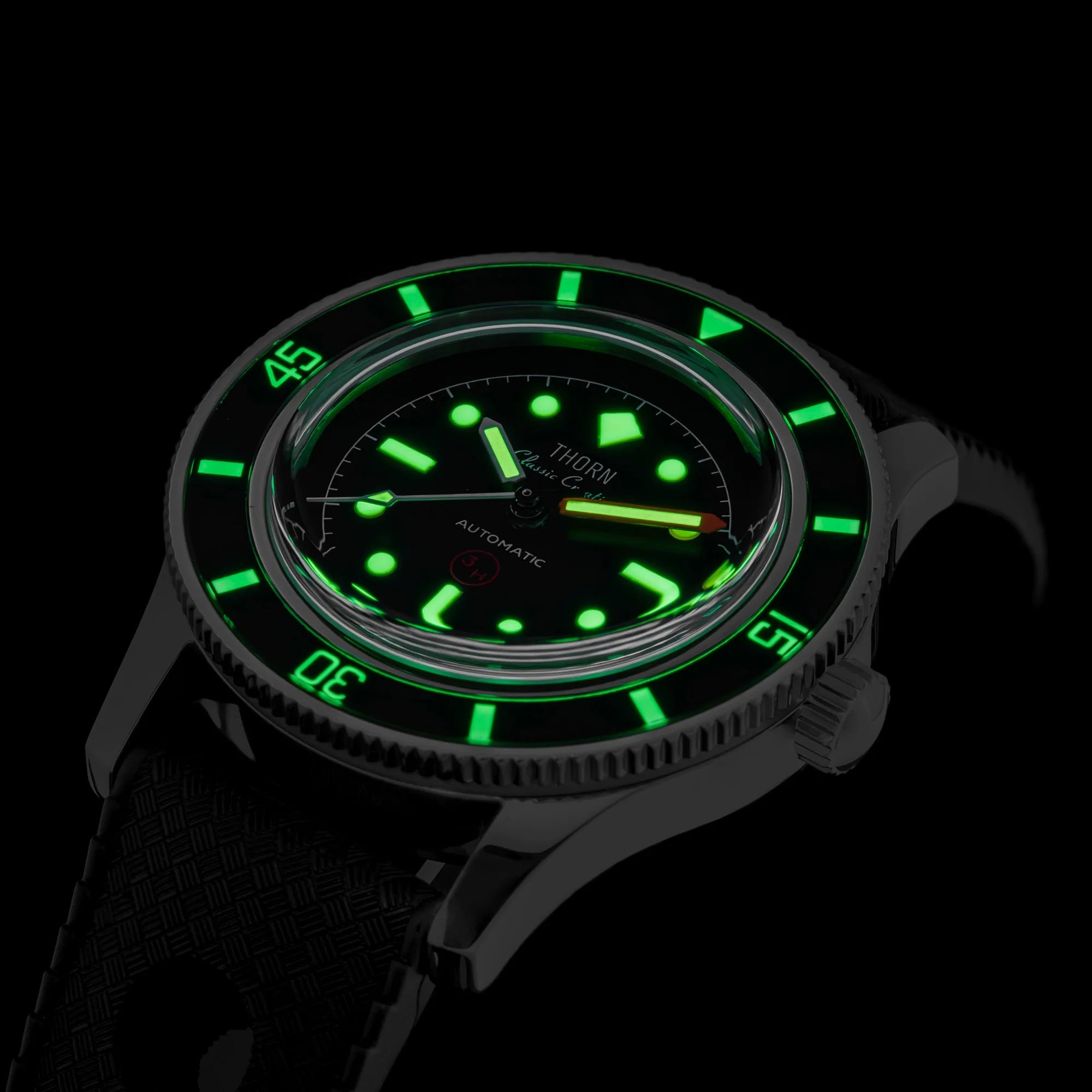 38mm Fifty Fathoms Thorn T008 Titanium Case PT5000 Movement 20ATM Waterproof Sapphire Diver