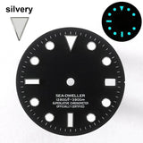 151 type of dials Submariner 28.5mm dial with calendar window suitable for NH35 movement luminous dial can support DIY dial customization name/logo