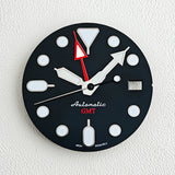 28.5mm NH35 watch dial Fit for NH34 NH35 NH36 automatic movement For SKX SRP Green Luminous Custom logo Watch Modification parts