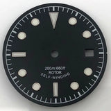 30.5mm Dial For 41MM Black Bay Mod Green Luminous  NH35 NH36 ETA2836/2824 Miyota8205/8215/821A