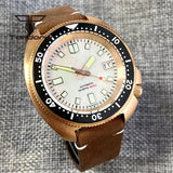 Tandorio Cusn8 Bronze Willard Captain Watch TD239M NH35A 44mm 20bar Diver Sapphire