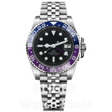 40mm Quartz GMT Submariner Ronda 515 24H Movement Ceramic Sapphire Glass 10Bar Waterproof C3 luminous