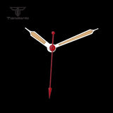 36mm Titanium Watch Case+29mm Dial+Hands Pilot Wristwatch Parts Fit NH35 NH36 ETA2824/2836 PT5000 ST2130 Miyota8215 8205 821A