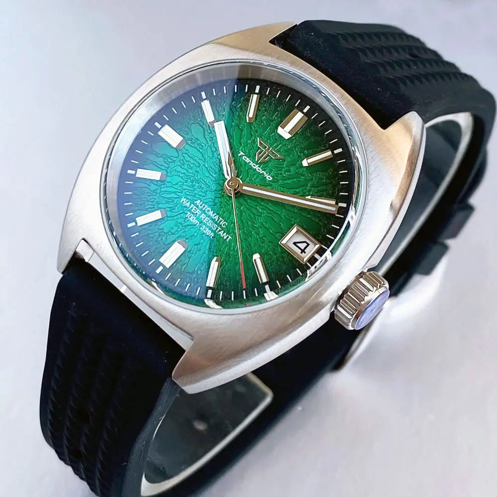 Identity Crisis Watch TANDORIO TD102F 36MM Luminous 200M Waterproof NH35A  AR Domed Sapphire