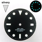 151 type of dials Submariner 28.5mm dial with calendar window suitable for NH35 movement luminous dial can support DIY dial customization name/logo