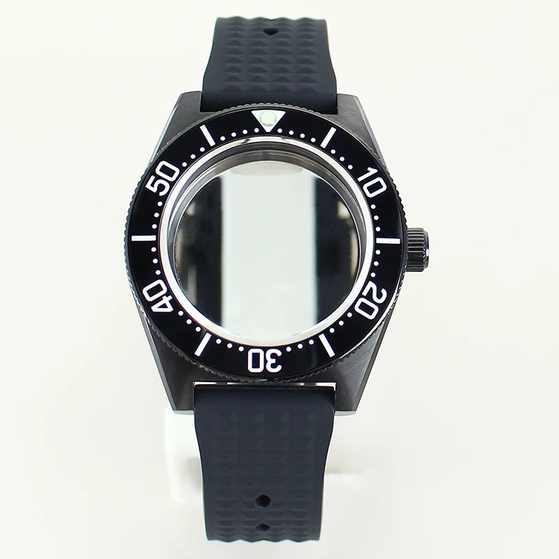40mm Diver Case Stainless Steel Sapphire For Mod SPB149J1 NH34 NH35 NH36 NH70 4R36 Movement RubberStrap
