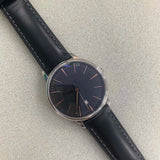 Pilot Watch with Japanese Miyota 9015 Movement Leather Strap 40mm Polished  Sapphire 3ATM