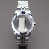 Explorer Watch Case 36mm/39mm Silver Rose Gold yellow Gold Two tone Sapphire 316L stainless Steel For Nh35 Nh36 NH34 NH38 Nh70 Miyota 8215 8285Movement