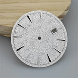 35MM Cocktail  Watch Dial for NH35/NH36 Movement Mechanical Watch Face Vertical Stripes Green Luminous Accessories No Logo