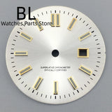 24.5MM Dial for women's watch Sunburst NH05 Watch Dial Gold Rose Sticks Number Women's Mechanical Watch Modified Parts Fit 31mm NH05 NH06 Watch