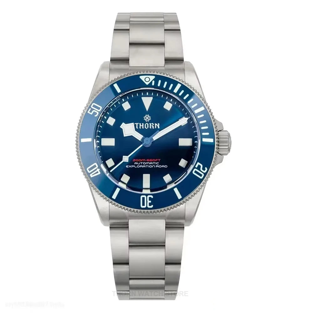 THORN SHY036 Titanium Sub Diver 39MM Vintage PT5000 Automati