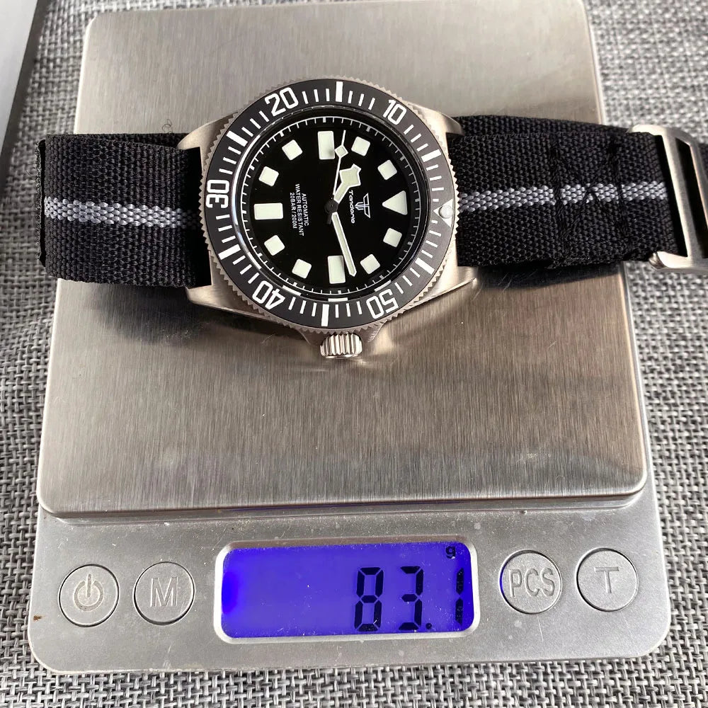Titanium Diver Tandorio TD267 42mm NH35 PT5000 Automatic Sapphire 200M Dive Watches Luminous Montres hommes Luminous