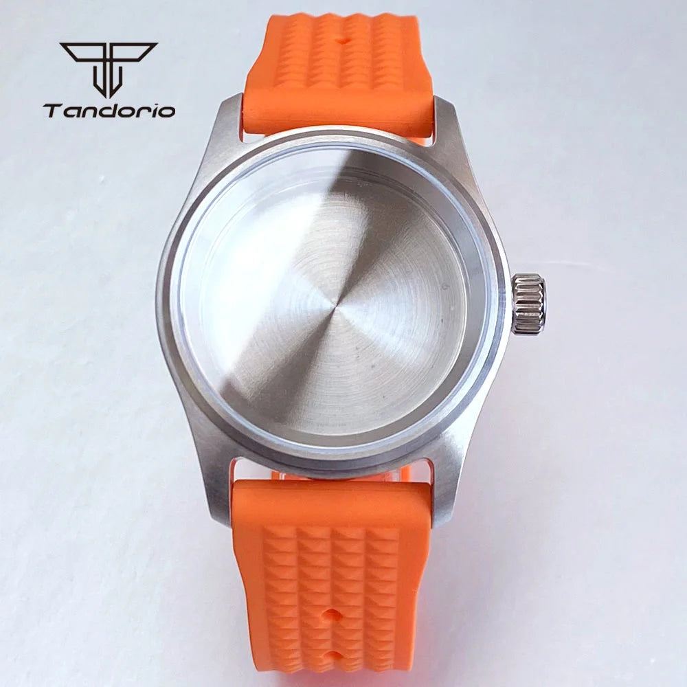 Pilot Watch Case Stainless Steel 36mm/39mm +Watchband Sapphire Fit NH34 NH35 NH36 ETA2824 PT5000 Miyota8215 821A Movt