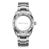 Premium 40mm GS GMT Case Sapphire AR High Quality Tape NH35 GMT NH34 Movement Automatic Mechanical Luxury Men's Watch 33.5MM Dial