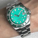 36mm Submariner Yacht Master 38mm 40mm  NH35A PT5000 Date Sapphire Rotating Ceramic Bezel Luminous