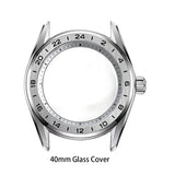 Premium 40mm GS GMT Case Sapphire AR High Quality Tape NH35 GMT NH34 Movement Automatic Mechanical Luxury Men's Watch 33.5MM Dial