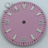 Explore watch dial 29mm dial with 369 digital stripe indices is suitable for the NH35 NH36 Miyota8215 821A ETA28242836 PT5000 DG2813 movement parts