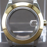 Explorer Watch Case 36mm/39mm Silver Rose Gold yellow Gold Two tone Sapphire 316L stainless Steel For Nh35 Nh36 NH34 NH38 Nh70 Miyota 8215 8285Movement