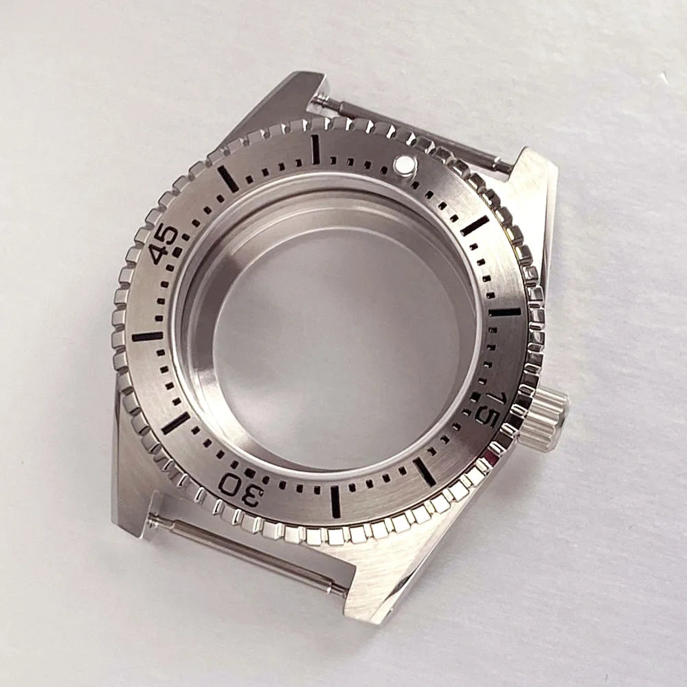 40mm new 62mas Watch Case 62MAS Case Type NH35A NH36 PT5000 ETA2824 Movement 316L Stainless Steel Diving Case 120 Click Circle 20ATM Parts