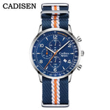 CADISEN C7067 Chronograph MIYOTA 0S10 Quartz Watch AR Mirror 5bar