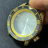 41mm Aluminum Bronze SKX007 Case Sapphire Glass Suitable For NH35/36 Movement 20Bar
