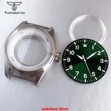 43mm Pilot Watch Case 38mm Dial for NH34 NH35 NH36 NH38 ETA2824 PT5000 ST2130 Movement Sapphire Glass 20ATM  Glass Back