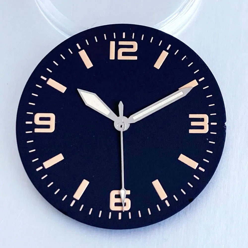 31mm Dial Luminous Hands Fit for NH35 NH36 NH38 ETA2824 PT5000 Miyota8215 Automatic Movement