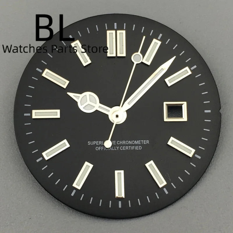 24.5MM Dial for women's watch Sunburst NH05 Watch Dial Gold Rose Sticks Number Women's Mechanical Watch Modified Parts Fit 31mm NH05 NH06 Watch