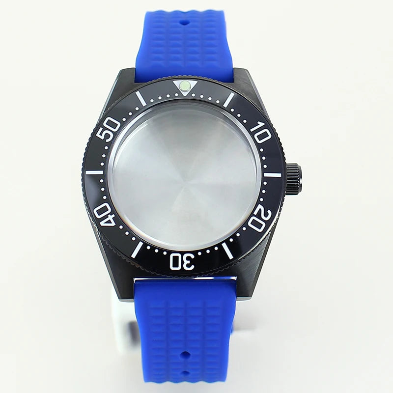 40mm Diver Case Stainless Steel Sapphire For Mod SPB149J1 NH34 NH35 NH36 NH70 4R36 Movement RubberStrap