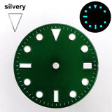 151 type of dials Submariner 28.5mm dial with calendar window suitable for NH35 movement luminous dial can support DIY dial customization name/logo