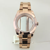 36mm 39mm Bevel Edge Watch Case Bracelet Sapphire Crystal For Seiko NH35 NH36 NH38 NH34 Miyota8215 Movement 28.5 Dial