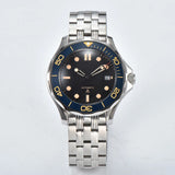 Customizable Seamaster Watch Miyota 8215 Automatic Dive Coated Hardlex Date 20ATM