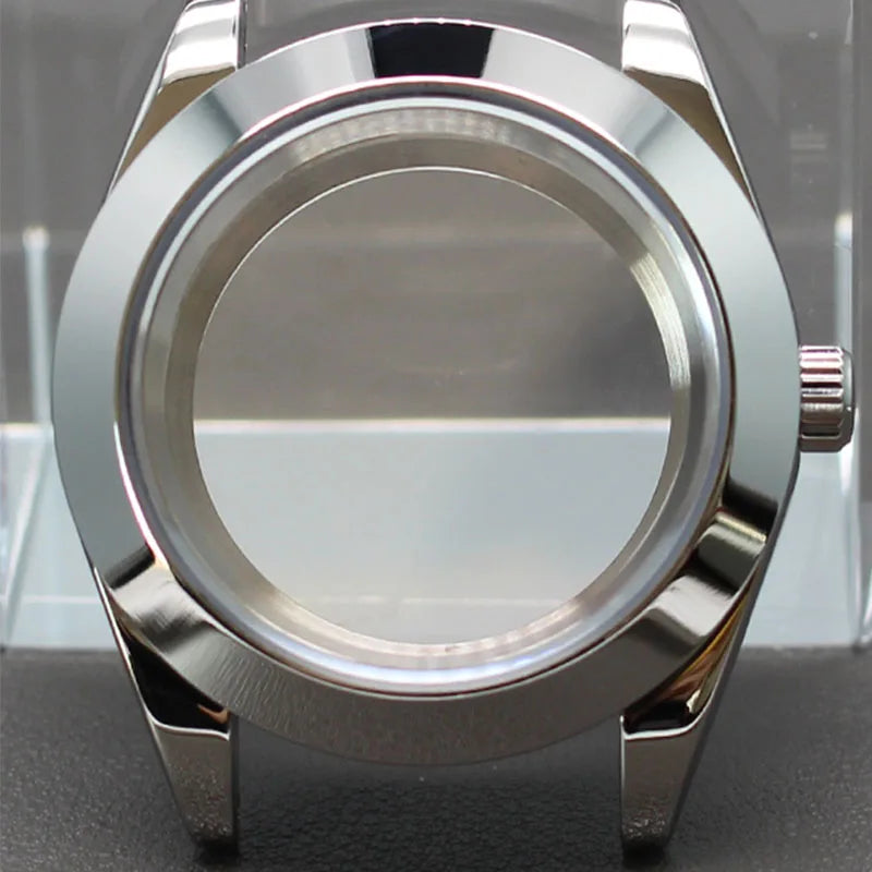 Explorer Watch Case 36mm/39mm Silver Rose Gold yellow Gold Two tone Sapphire 316L stainless Steel For Nh35 Nh36 NH34 NH38 Nh70 Miyota 8215 8285Movement