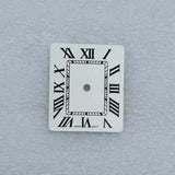 Women Tank Watch Case Roman Markers 27*35mm No Logo For Seiko VJ24 Quartz Movement Mod Parts