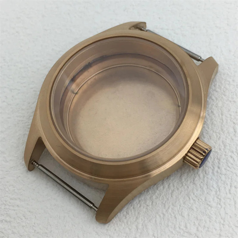 Miyota 9015 watch case 36mm 39mm explorer Mod Brushed Dome Sapphire Glass Fit NH35 NH36 ETA2824 PT5000 Miyota9015 10bar