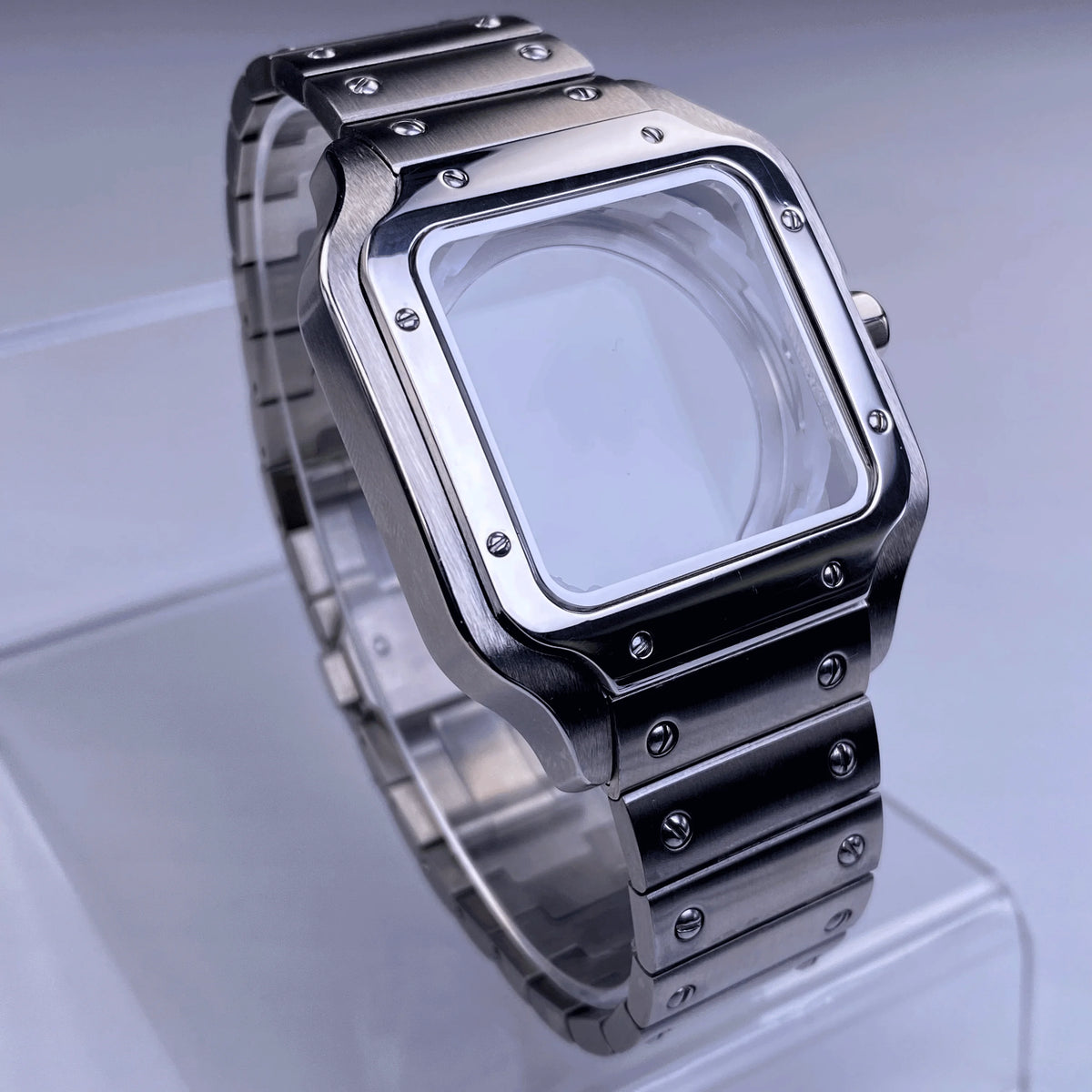 Nh35 Square Case 38mm NH35 Square Watch Case 316L Stainless steel Watch Accessories San ...