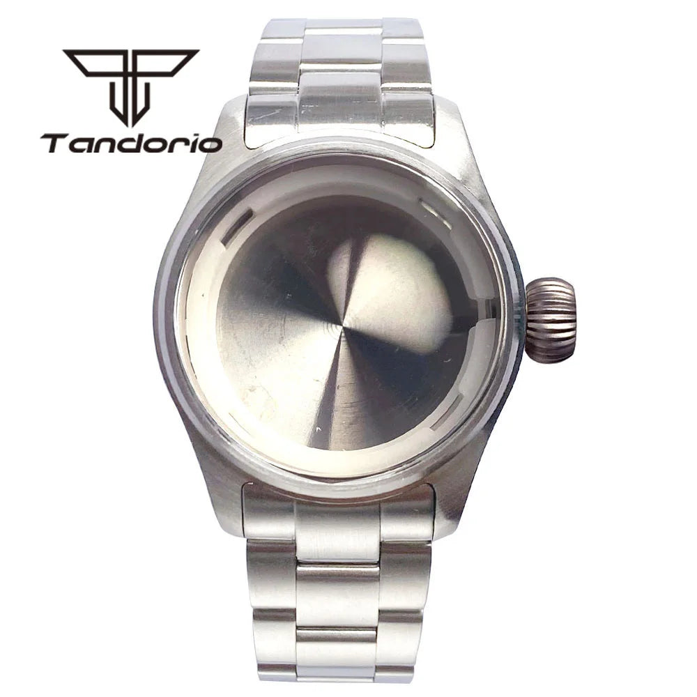 Stainless Steel  Bracelet for 36mm 39mm Pilot  Big/Small Crown Fit NH35 NH36 ETA2824 PT5000 Movement