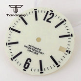 NH35 full lume dial  29mm Green/White Automatic Watch Dial Date Window Full Luminous Wristwatch Face Spare Parts Accessories