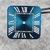 Square NH35 Watch Dial Set NH35 Roman Numeral Dial + Watch Needle New Square Watches Accessories for NH35 NH36 Movement