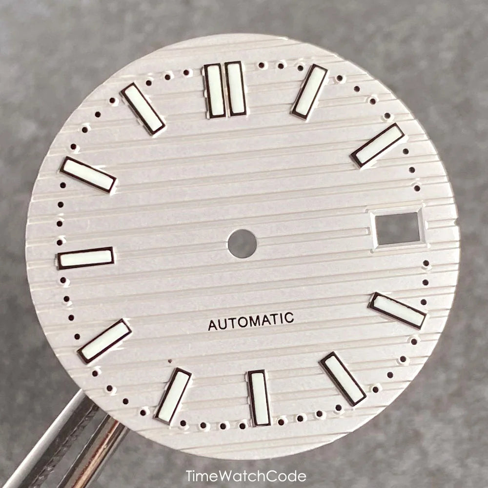 Nautilus Dial For NH35 movement NH36 NH38 NH70 NH71 NH72 29.2mm green Luminous Hands set