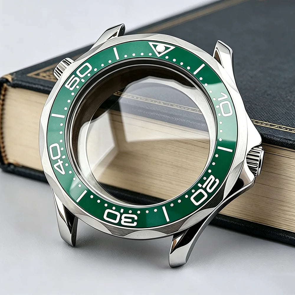 42mm NEW Seamaster Case with 31.5mm Dial 38mm bezel insert Fits NH35 movement Sapphire Stainless steel 10bar