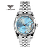 Tandorio Day Date Watch TD139 Seiko NH36 39mm / 36mm Sunburst Sapphire 10Bar