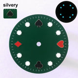 151 type of dials Submariner 28.5mm dial with calendar window suitable for NH35 movement luminous dial can support DIY dial customization name/logo