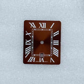 Women Tank Watch Case Roman Markers 27*35mm No Logo For Seiko VJ24 Quartz Movement Mod Parts
