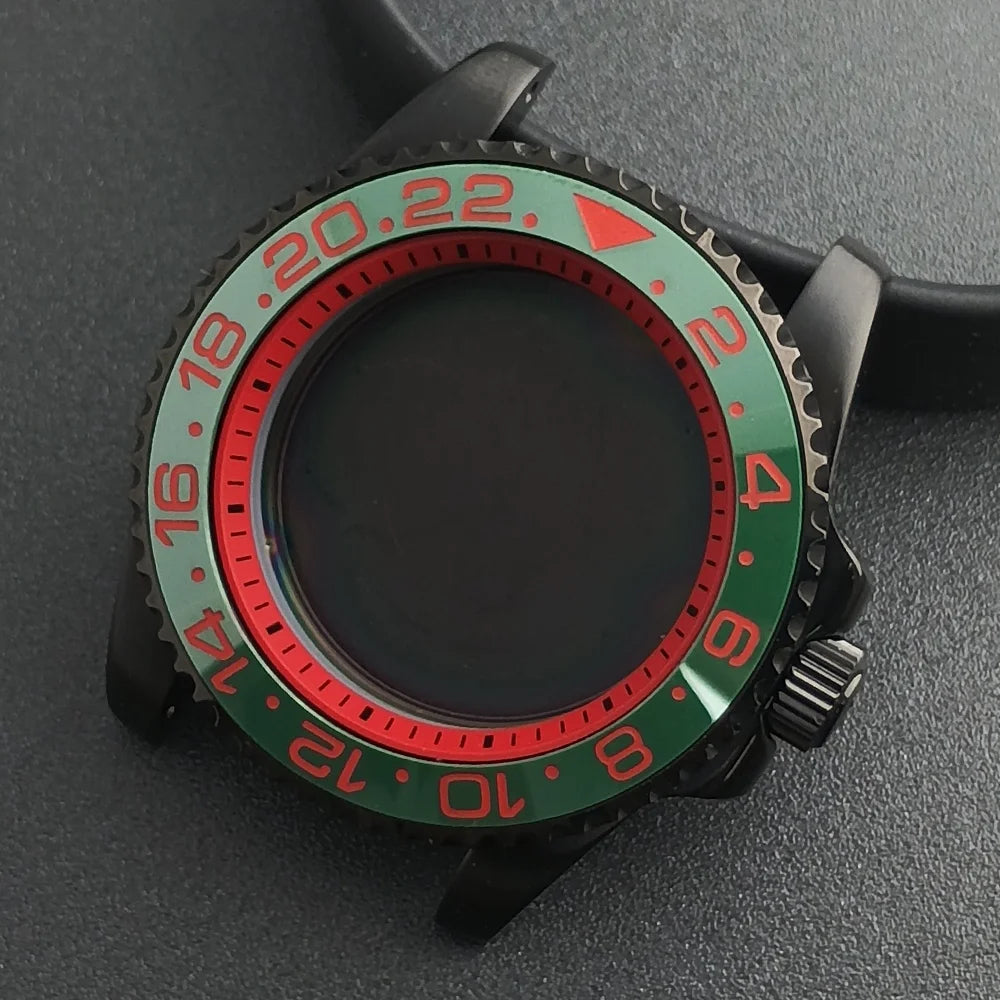 40.5mm Submariner Case GMT with Chapter Ring for NH34 NH35 NH36 Movement Sapphire 10ATM
