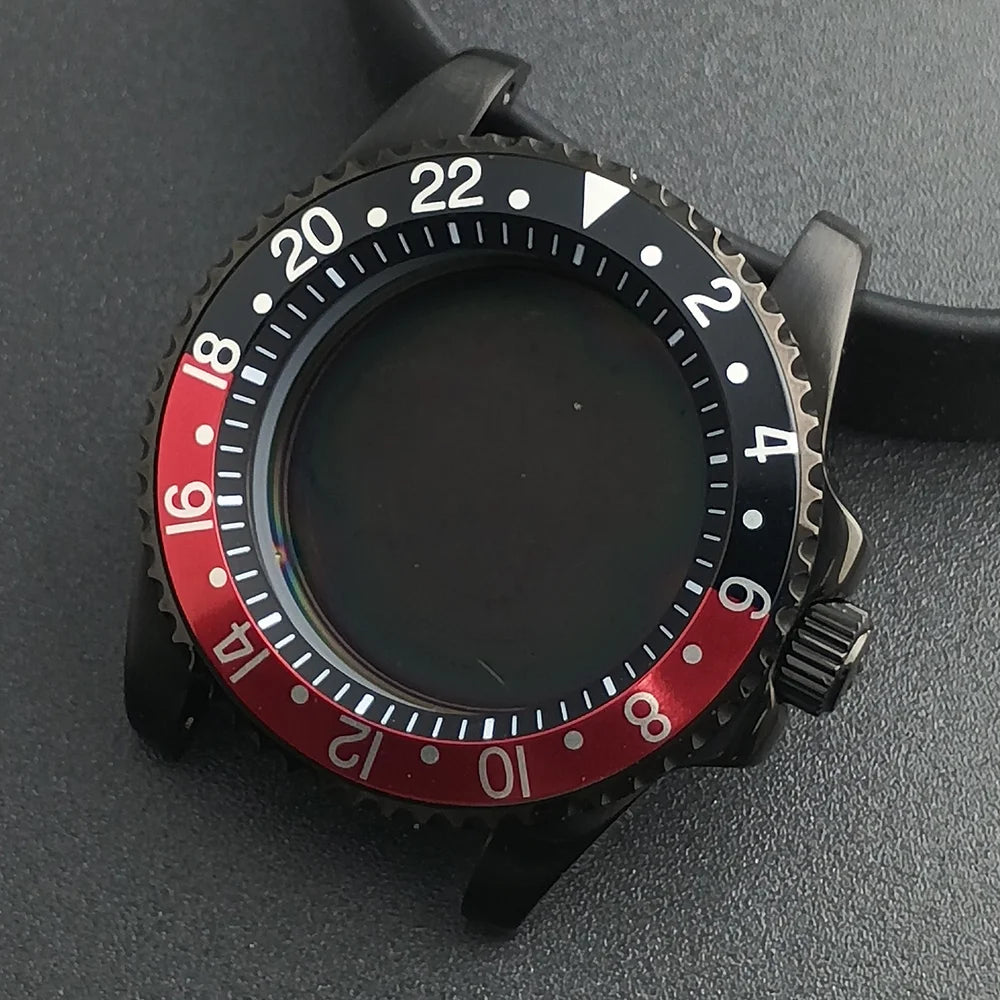 40.5mm Submariner Case GMT with Chapter Ring for NH34 NH35 NH36 Movement Sapphire 10ATM