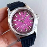 Blue Red Multicolor Dial Tandorio Swim 36mm NH35A 200M Waterproof Diving Automatic Men Watch Luminous Sapphire Glass Pilot Style
